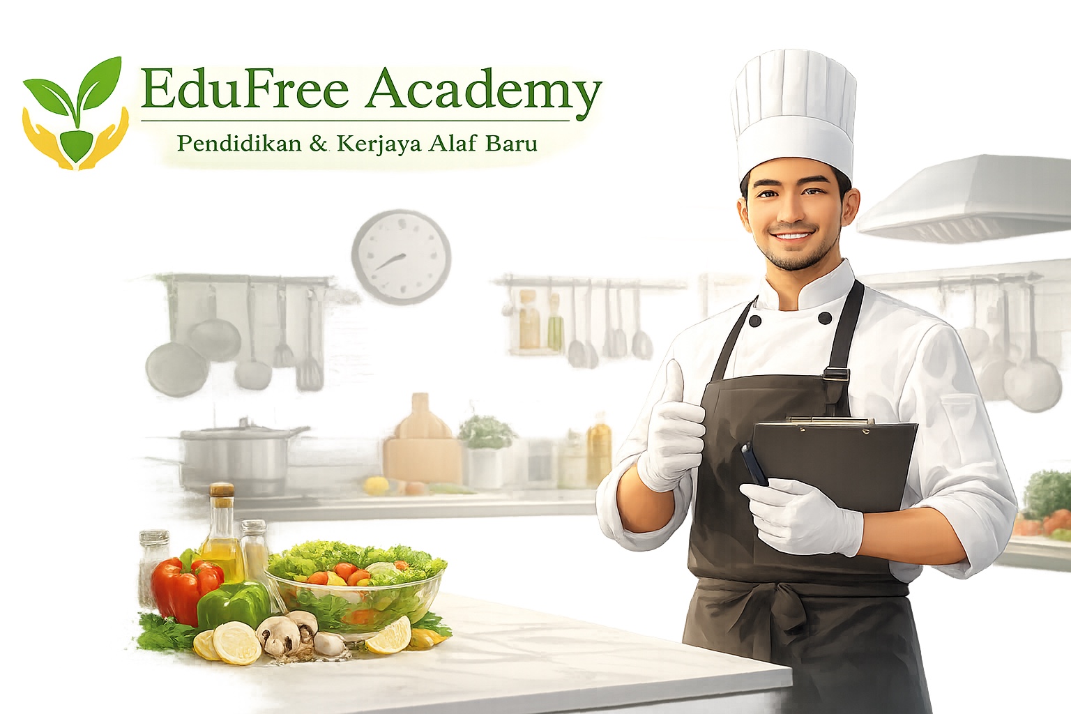 Chef representing EduFree Academy food safety training